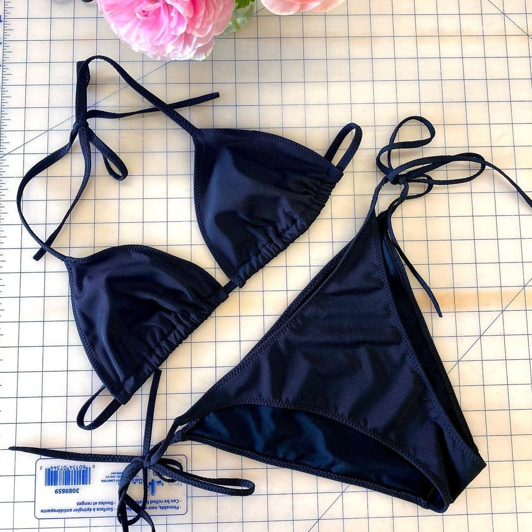 Swimwear Fabric | Black – Emerald Erin